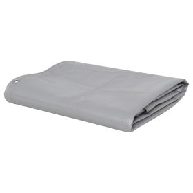 vidaXL Tarpaulin 2.1 oz/ftÂ¬â‰¤ 13.1'x26.2' Gray