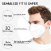 KN95 Protective Masks; Pack of 100 5-Layers; Protection Against PM2.5 Dust; Pollen; Haze-Proof