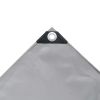 vidaXL Tarpaulin 2.1 oz/ftÂ¬â‰¤ 13.1'x26.2' Gray