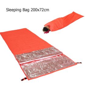 Outdoor Life Bivy Emergency Sleeping Bag Thermal Keep Warm Waterproof Mylar First Aid Emergency Blanke Camping Survival Gear (Color: D, Ships From: China)