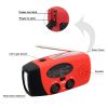 Multifunctional Hand Radio Solar Crank Dynamo Powered AM/FM/WB/NOAA Weather Radio Use Emergency LED Flashlight and Power Bank