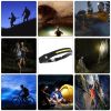 COB LED Headlamp Headlight Torch Flashlight Work Light Bar Head Band Lamp